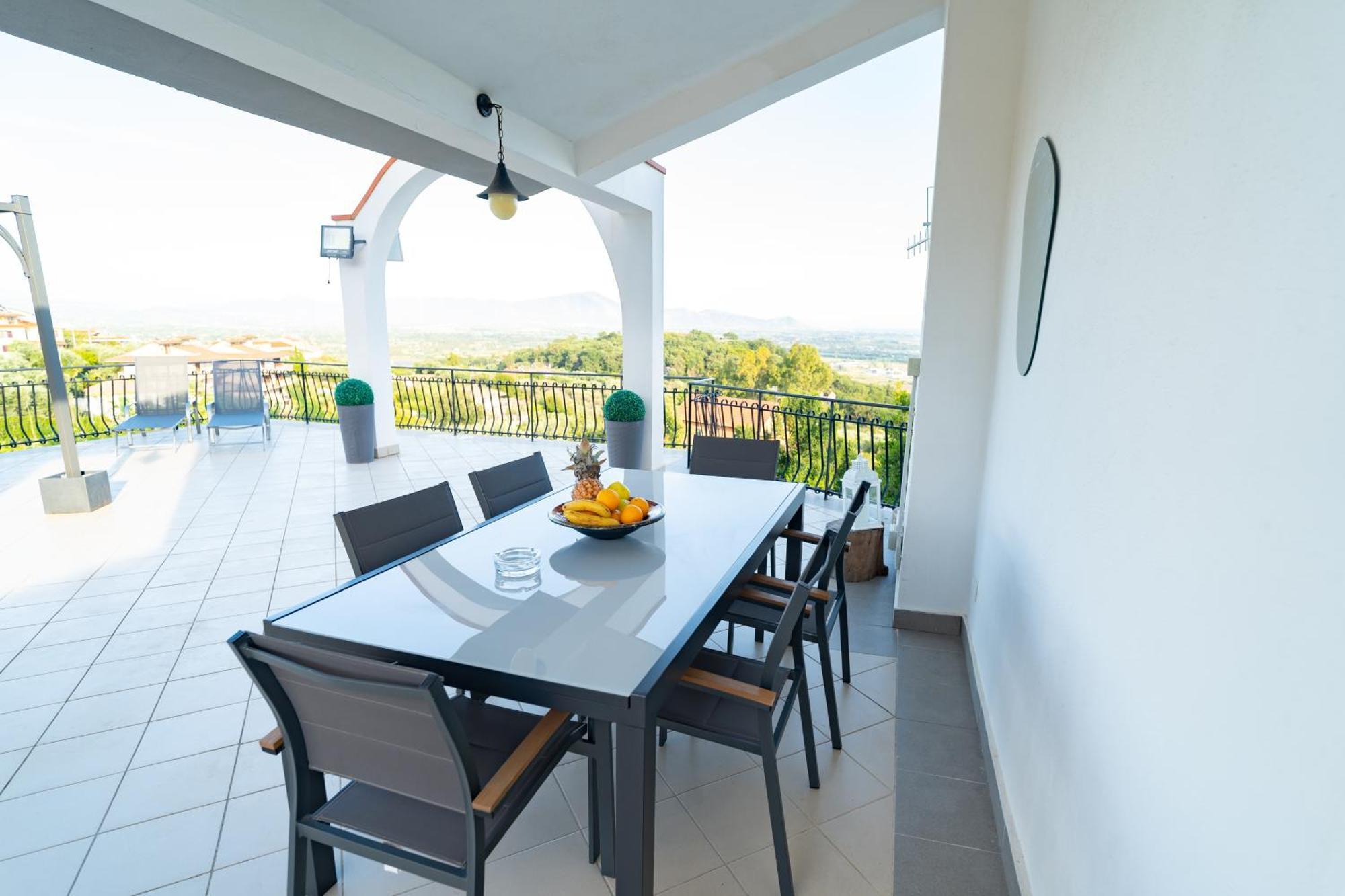 Villa Del Pino, Terrazza Vista Mare مينتورنو المظهر الخارجي الصورة